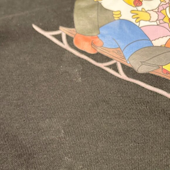 Adidas The Simpsons Homer Family Graphic Hoodie Black Sweater Hooded Mens Small - Picture 3 of 16